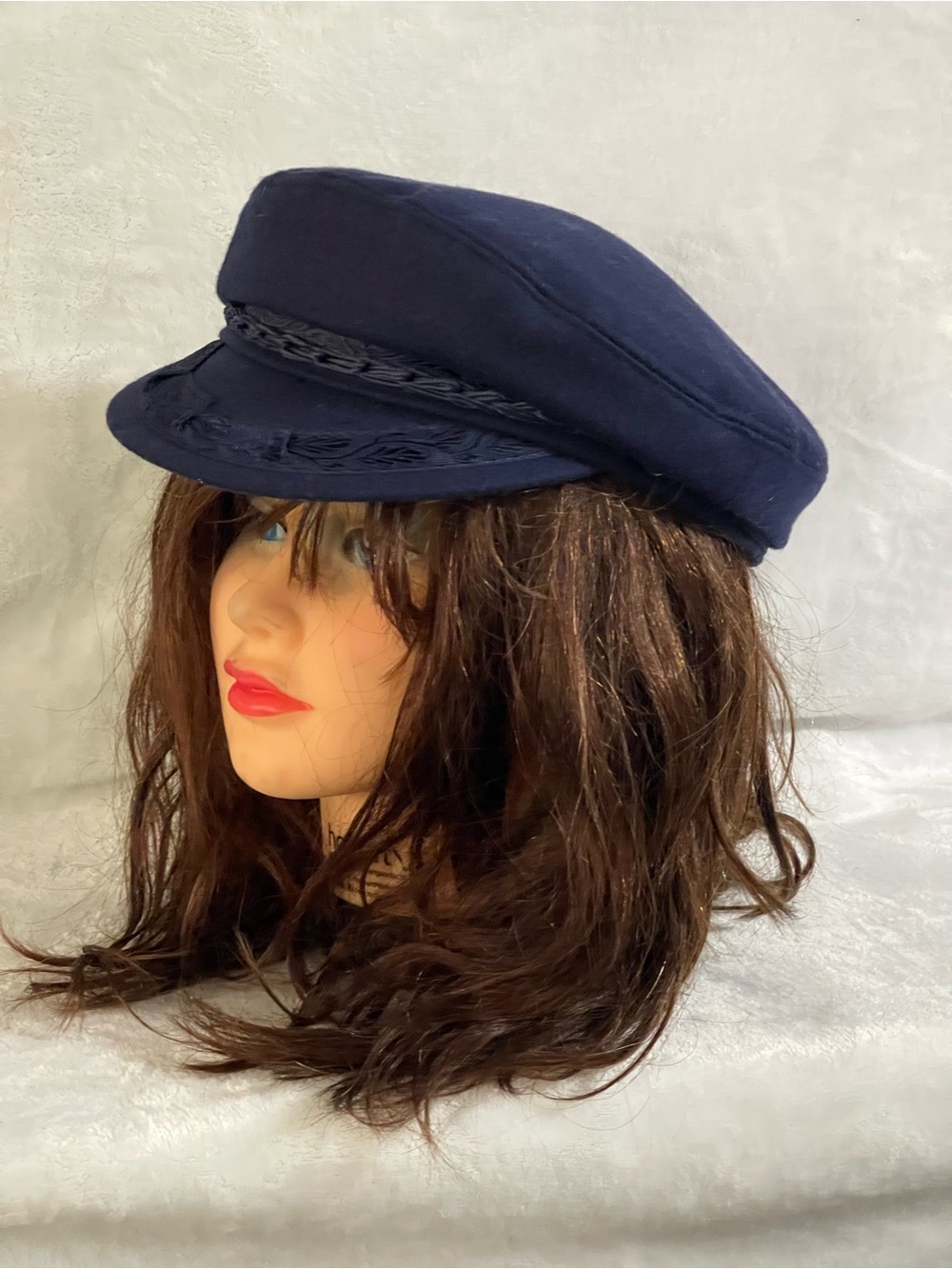 Aegean brand navy blue Greek fisherman's cap new with tags - Picture 2 of 13